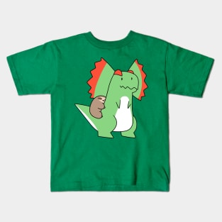 Dilophosaurus and Sloth Kids T-Shirt